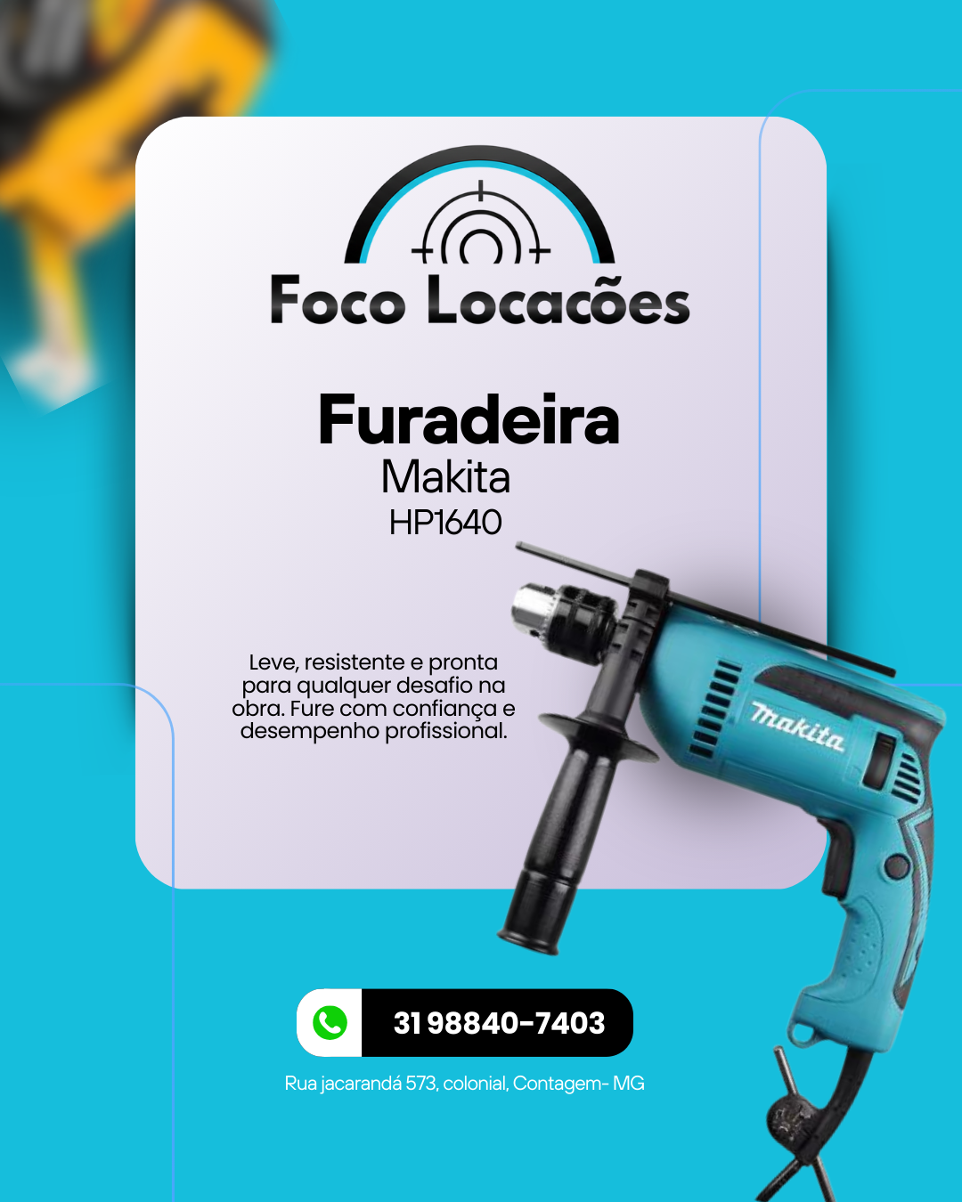 Furadeira Makita HP1640