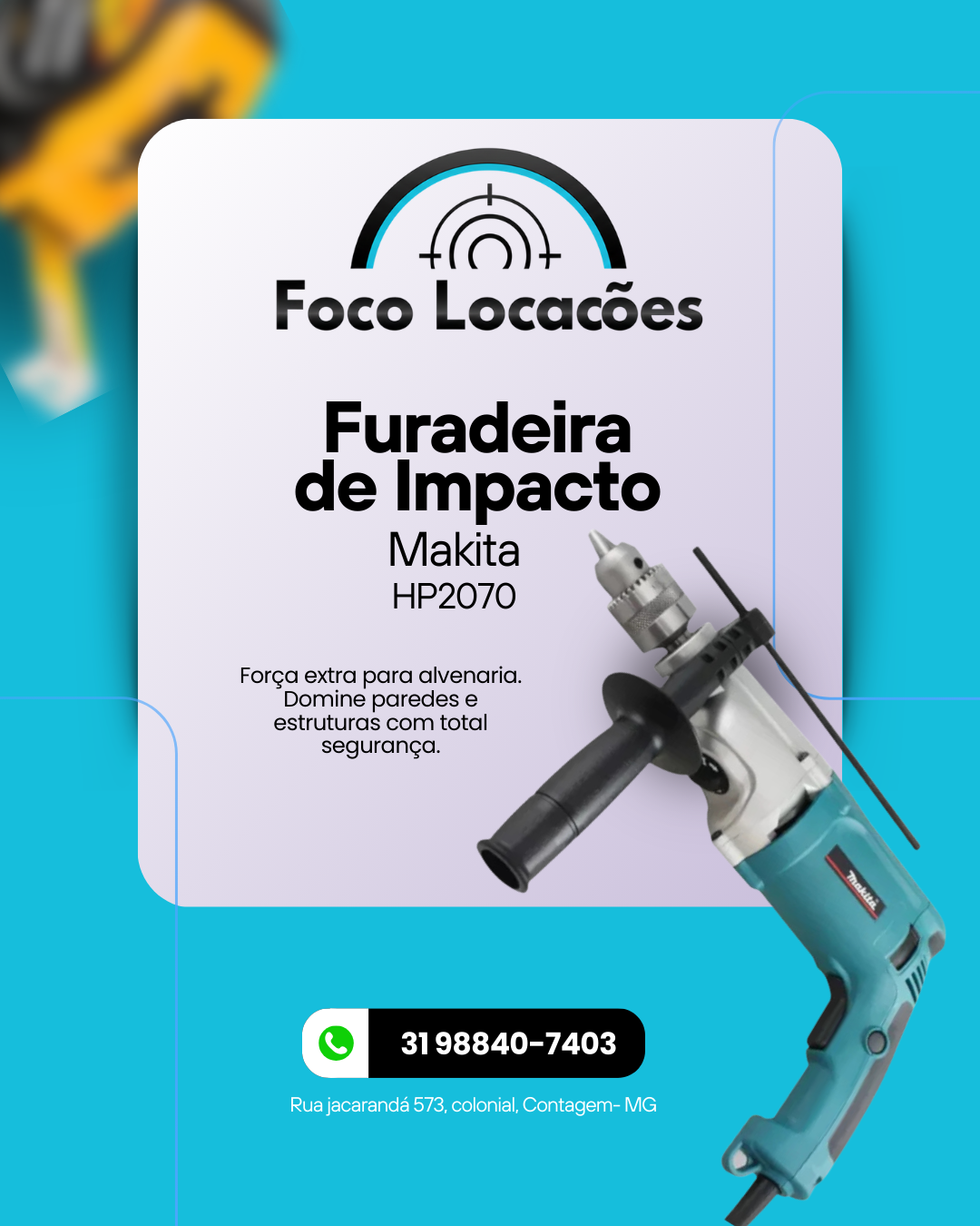 Furadeira de Impacto Makita HP2070