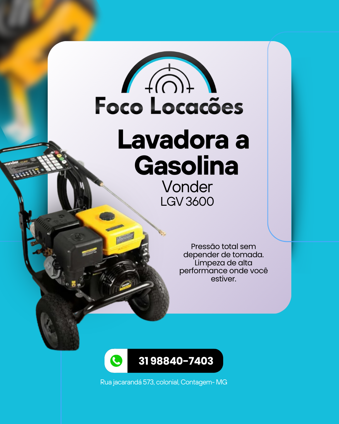 Lavadora a Gasolina Vonder LGV 3600