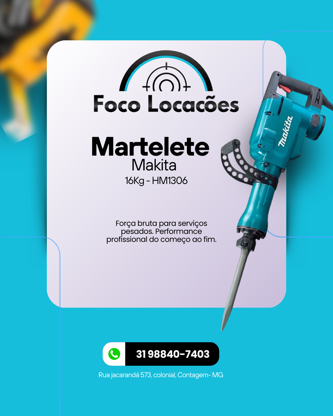 Martelete 16kg Makita HM1306
