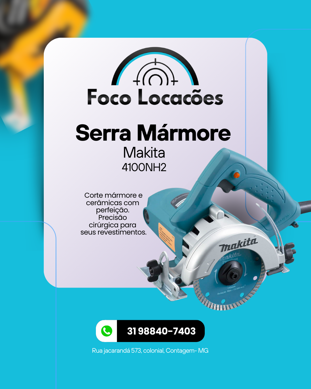 Serra Mármore Makita 4100NH2